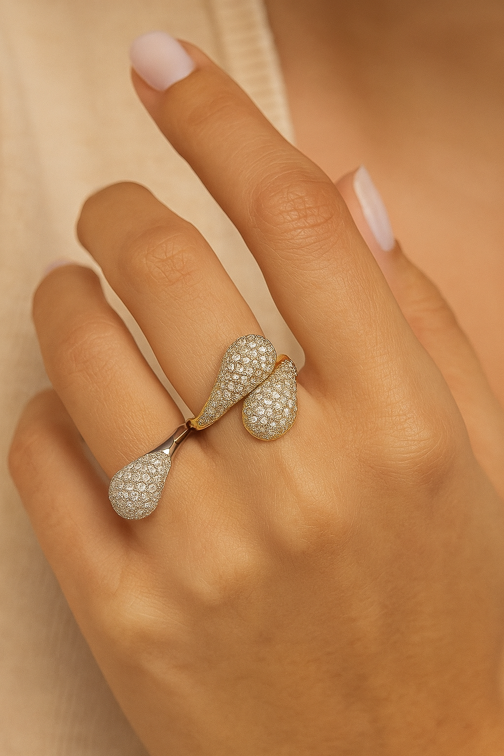 Anello Gocce di Luce Essenza