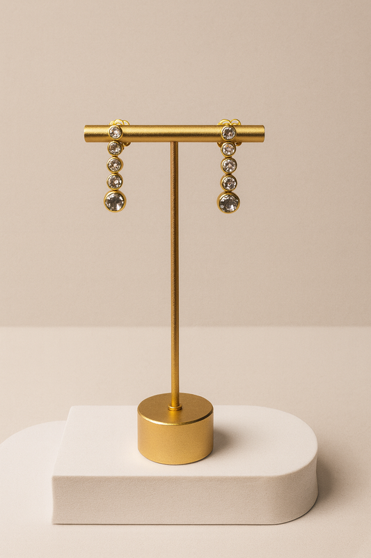 Orecchini Gocce Di Luna Gold