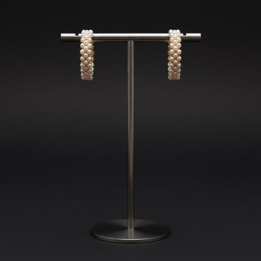 Orecchini Cerchio di Perla