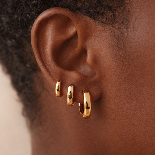 Set Orecchini Lune Crescenti