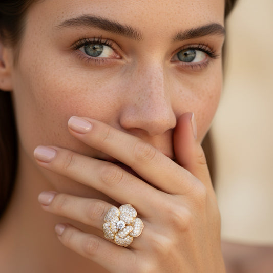 Anello Fiore Di Luce Gold
