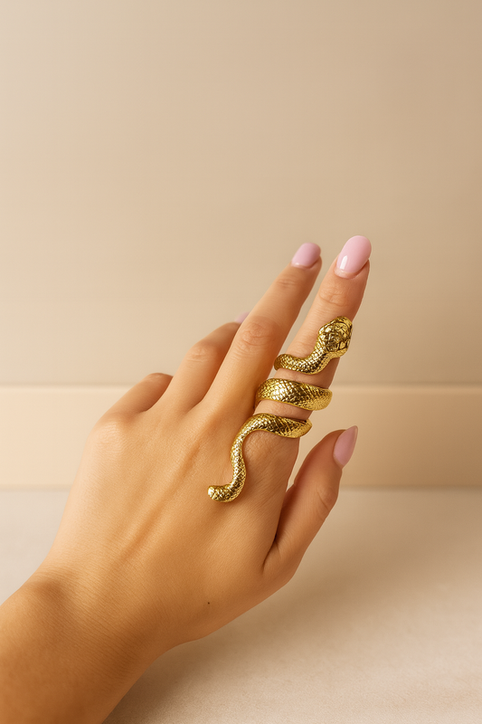 Anello Serpente Aureo