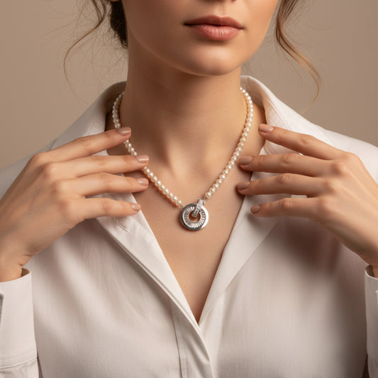 Collana Cerchio Gentile Silver