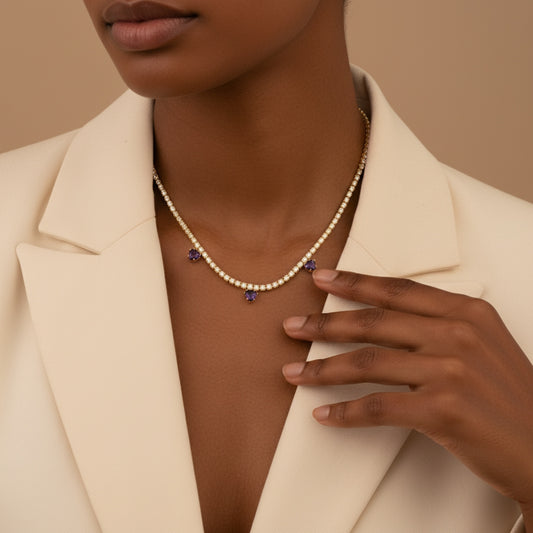 Collana Viola Lumière